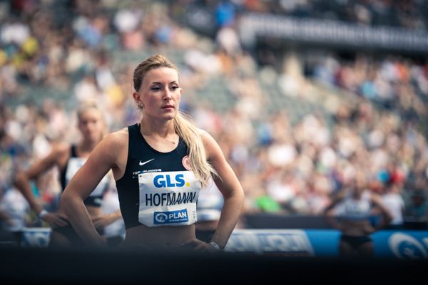 Anna-Maria Hofmann (Eintracht Frankfurt e.V.) waehrend der deutschen Leichtathletik-Meisterschaften im Olympiastadion am 25.06.2022 in Berlin